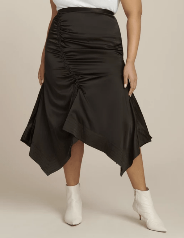 skirt, pencil, plus, size, curvy, designer, basics