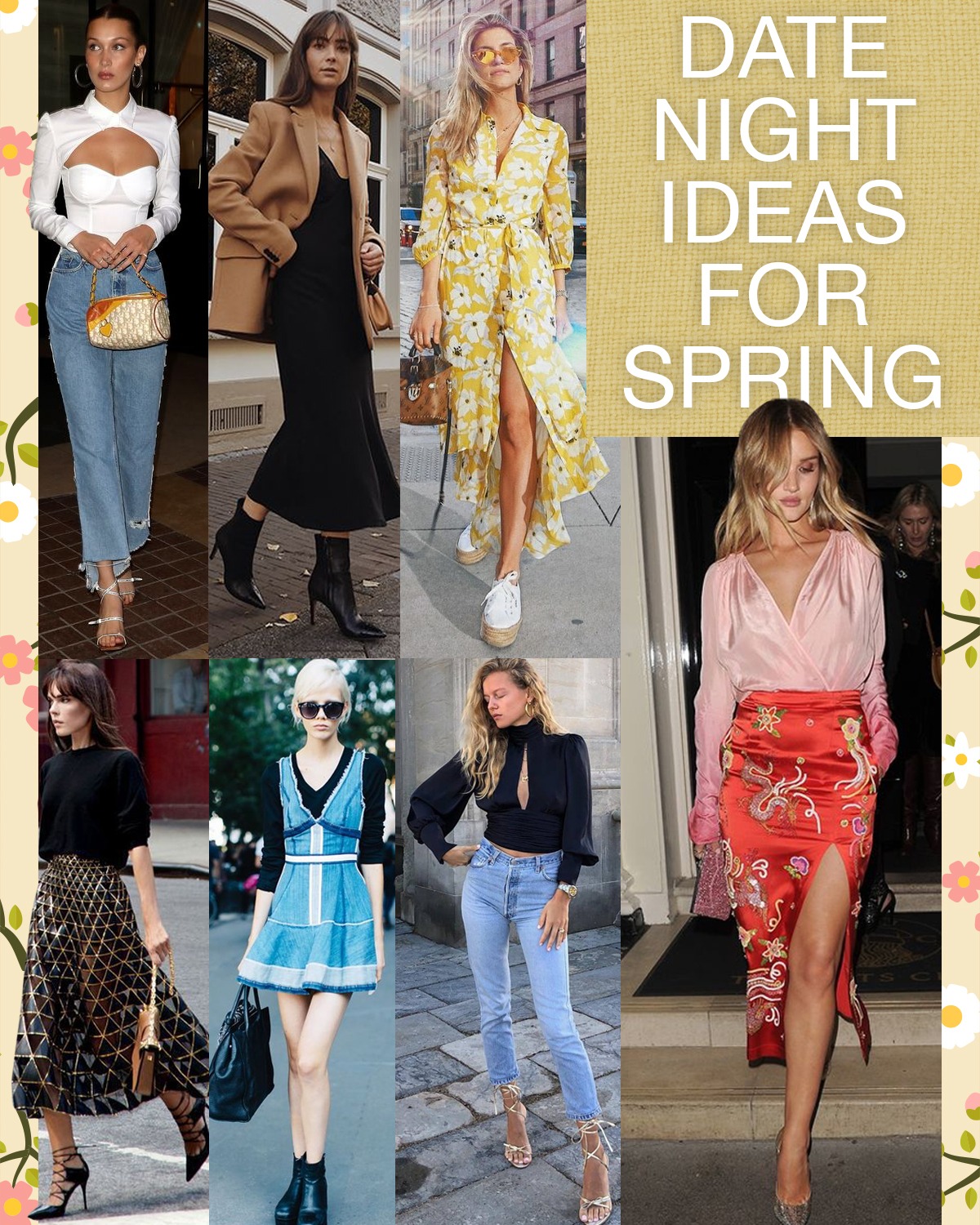 Easy Spring Date Outfits & Going Out Looks