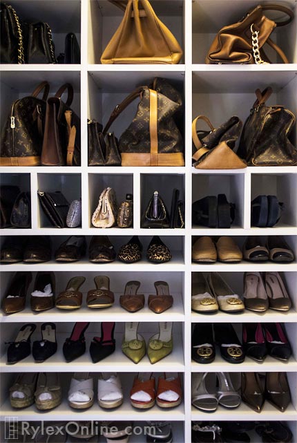 shoe closet organization