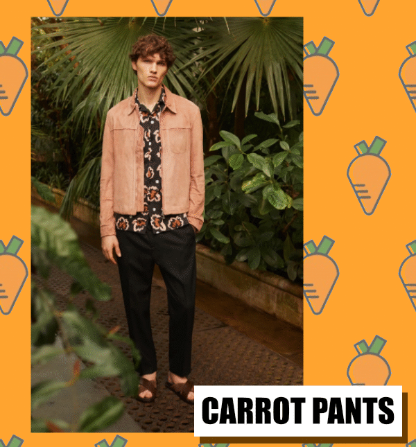 Black carrot pants | Thea