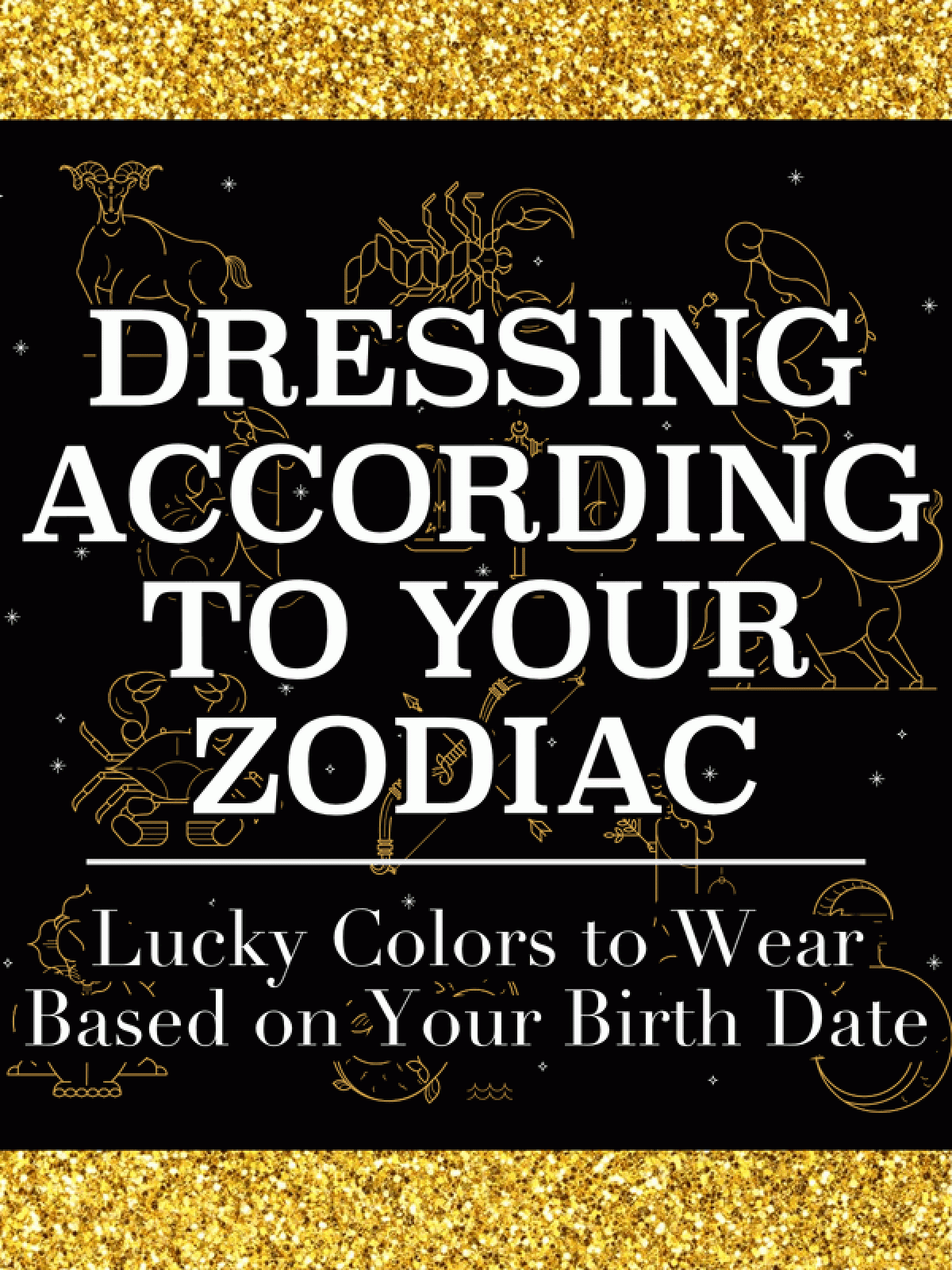 Dressing as on sale your zodiac sign