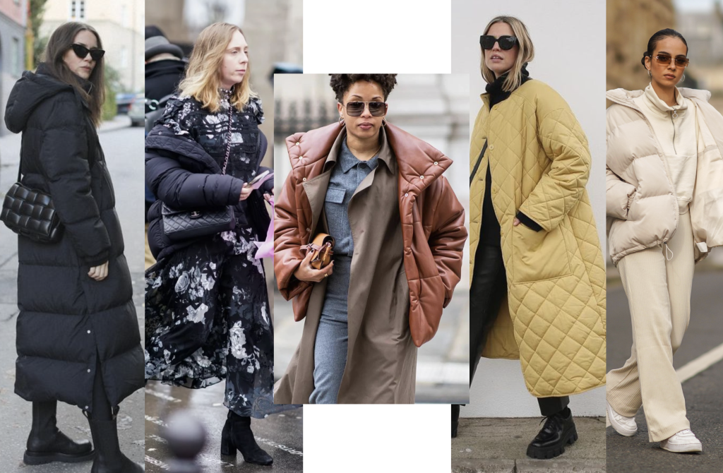 women's puffer coat outfits