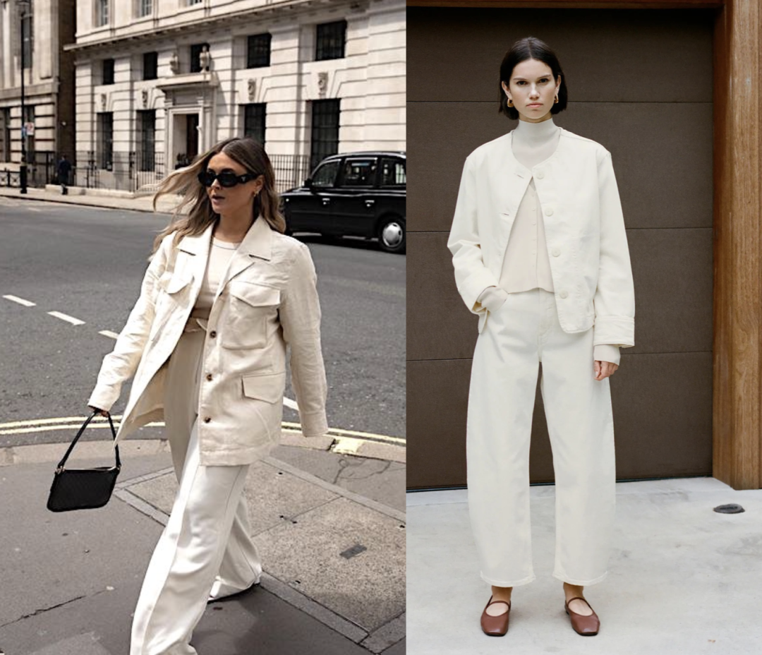 How to Wear White Denim in 2024: Ivory, Cream, Off-White & More for ...
