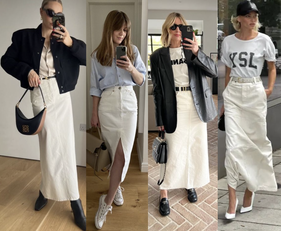 How to Wear White Denim in 2024: Ivory, Cream, Off-White & More for ...