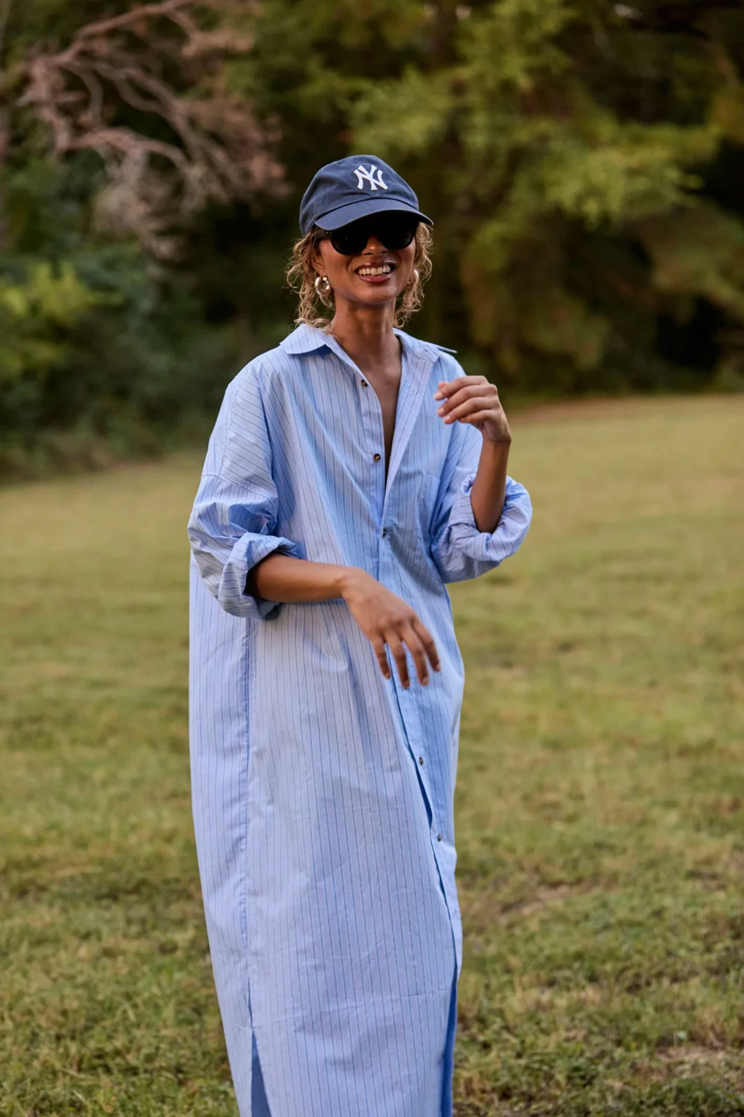 spring casual shirt dress