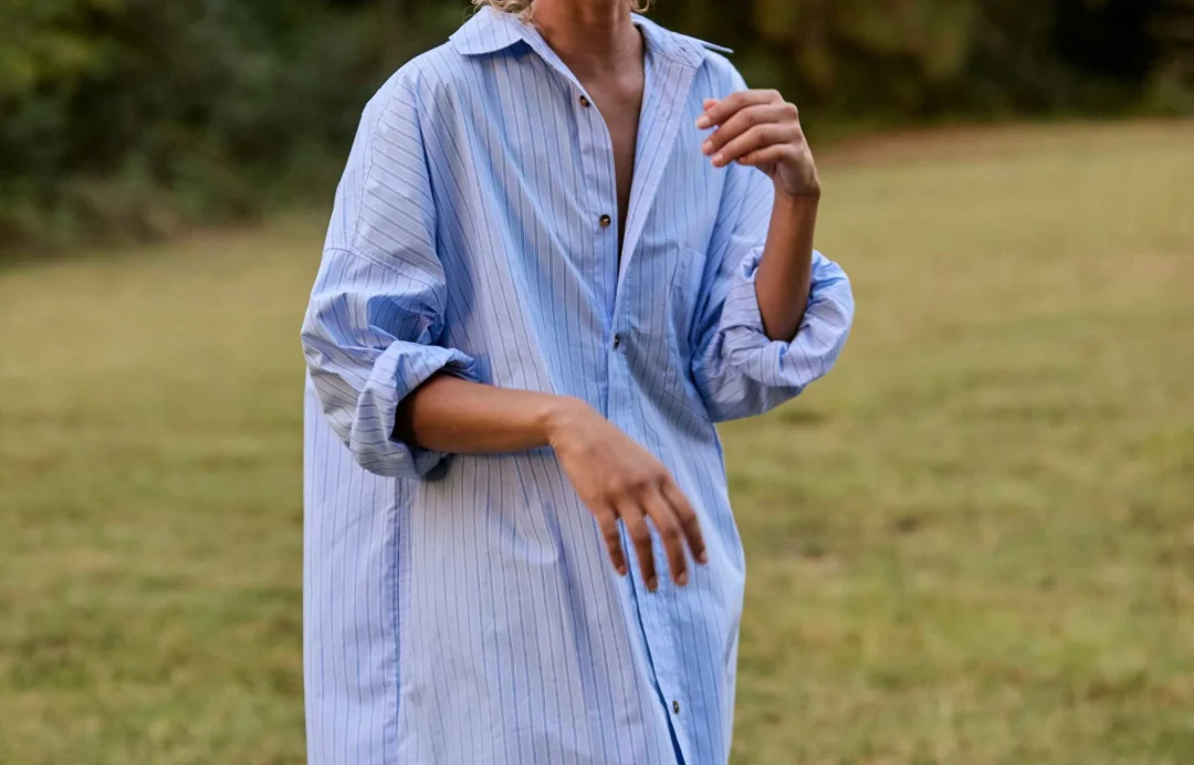 spring casual shirt dress